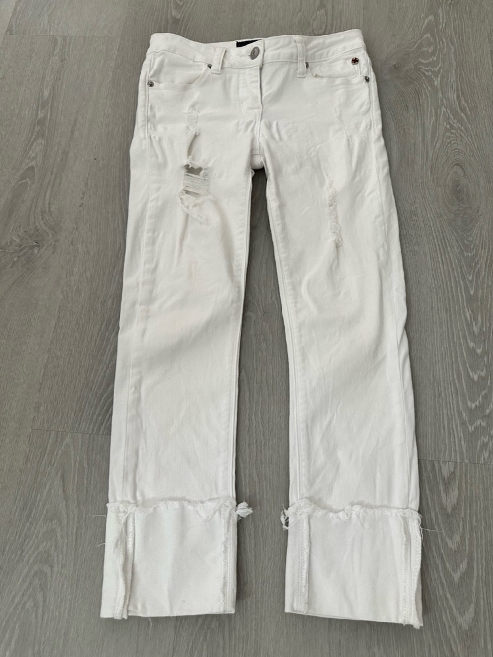 Hudson Distressed Skinny Jeans